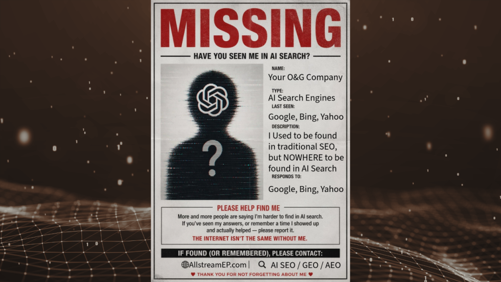 The best Oil and Gas Agency for GEO / AEO search engines