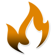 Midstream calendar | image icon of orange flame