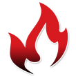 Upstream calendar | image icon of red flame